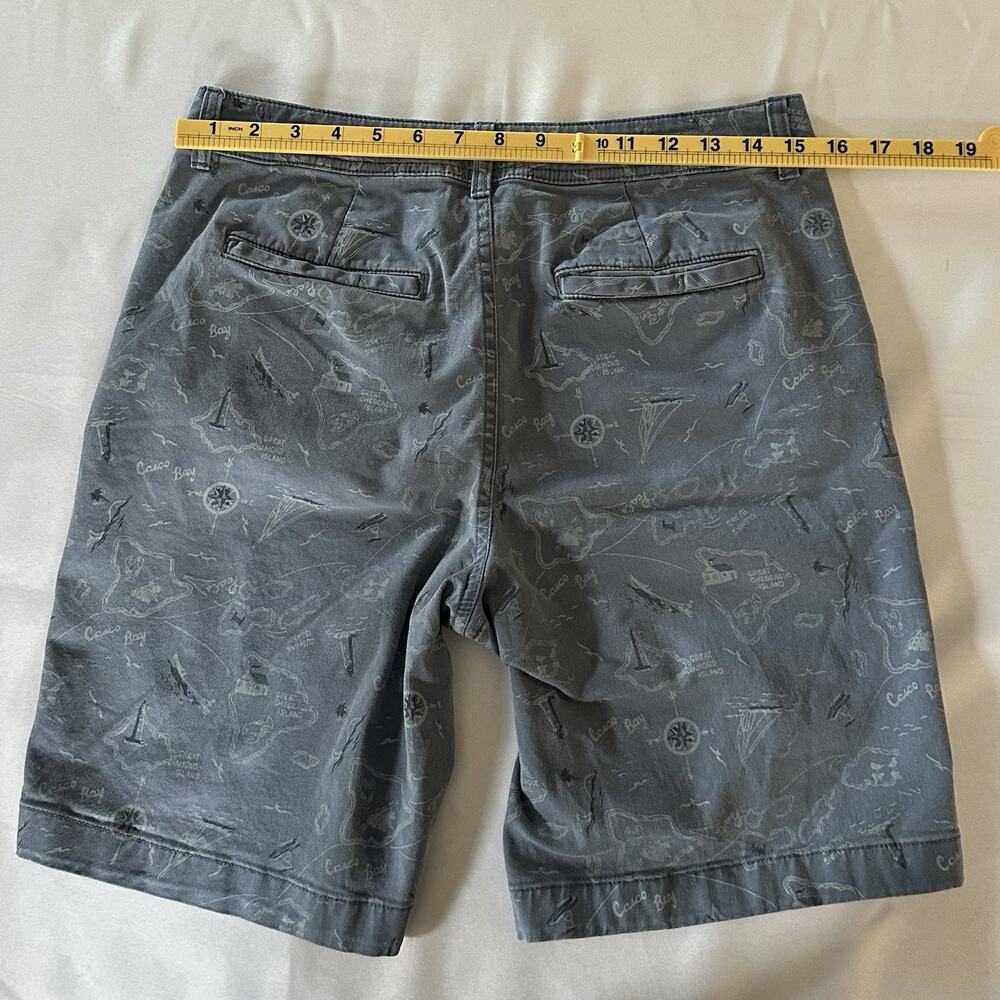 L.L. Bean Women 8 Shorts 8” Inseam, Perfect fit, Nautical Print, Blue, Retro - Picture 5 of 10